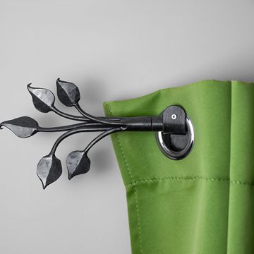 Curtain pole finial