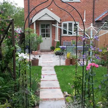 A simple rose arch.